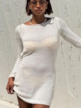 Rumored Sweet Talker Knit Mini Dress NWT